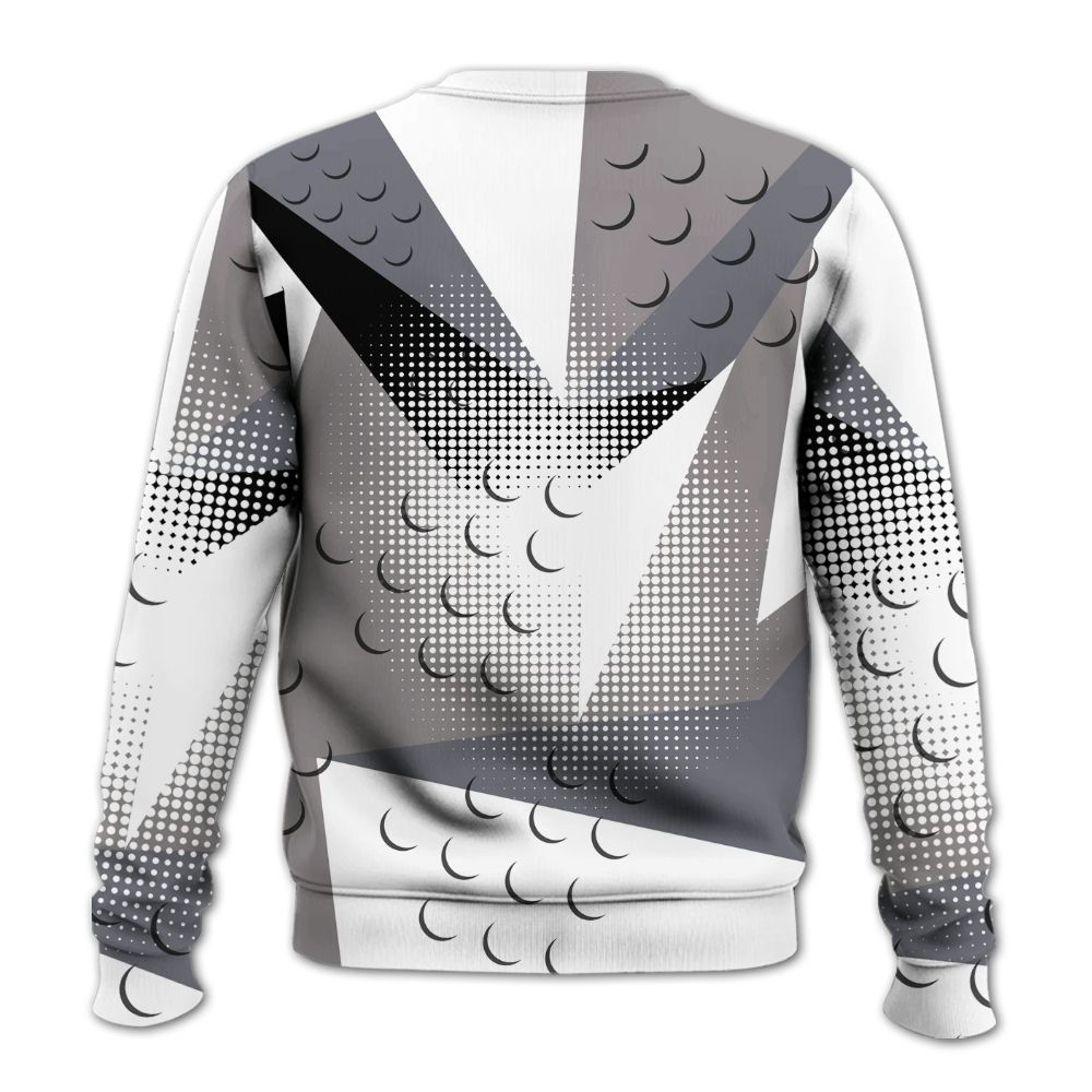 Sweatshirt To Match Cool Grey 11s - Poly Custom Name Number 23 5s All Over Print