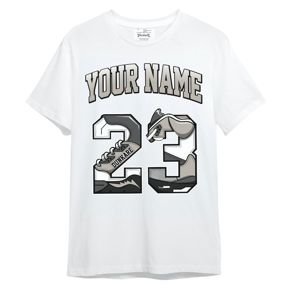 Shirt To Match Dunk Low Appears Oreo Custom Name Number 23 5s Unisex Shirt