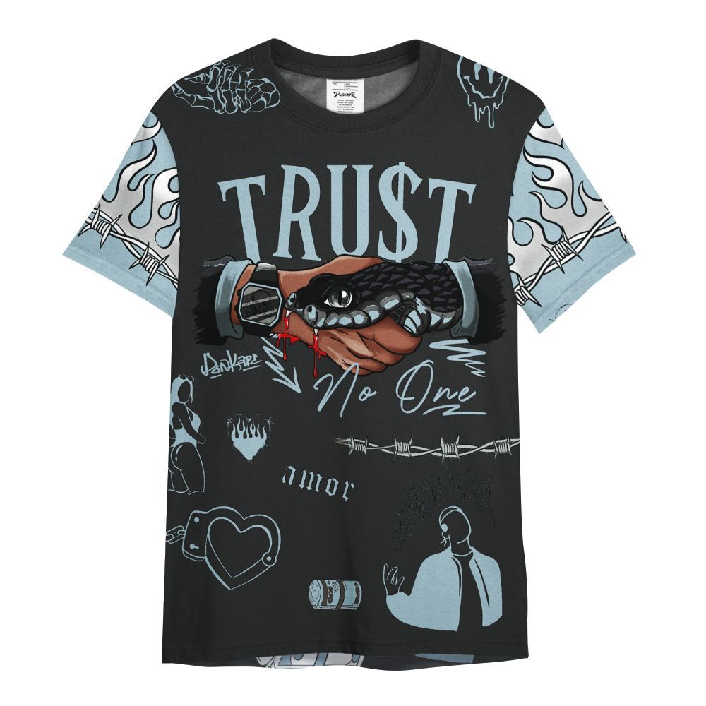 Shirt To Match Chambray 7s - Snake Trust No One All Over Print