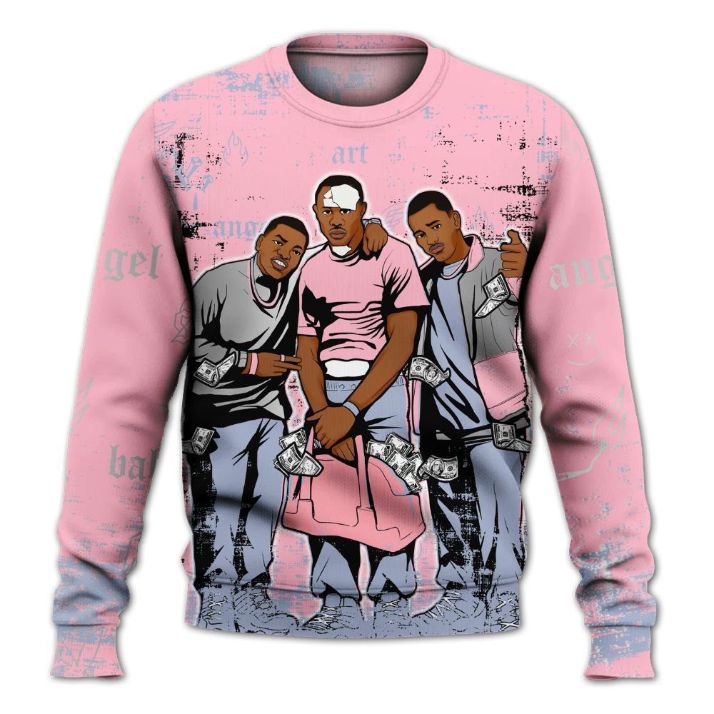 Sweatshirt To Match Retro 35th Anniversary 5s - Paid In Full Money Street Graphic All Over Print