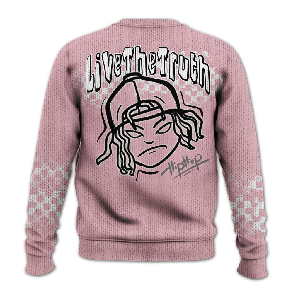 Knitted Sweater To Match Air Max DN Pink Foam - Feel Life Street Style