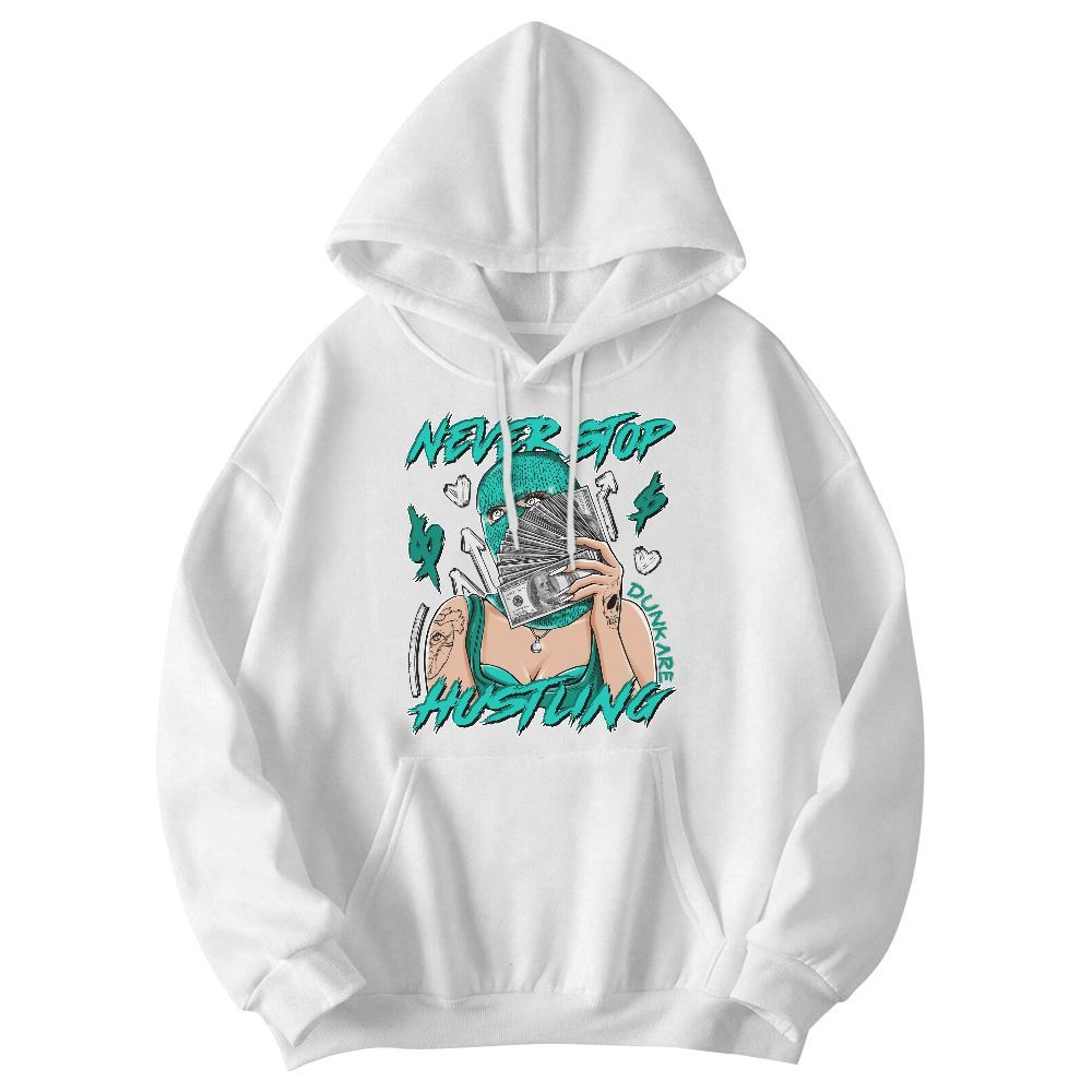 Sweatshirt To Match Dunk Low Clear Jade - Hustling Unque Graphic