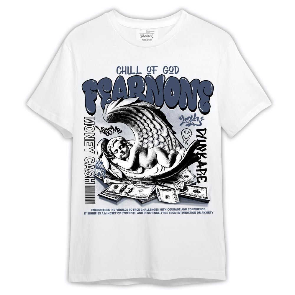 Shirt To Match Low Diffused Blue 11s - Fear None Shirt Outfit