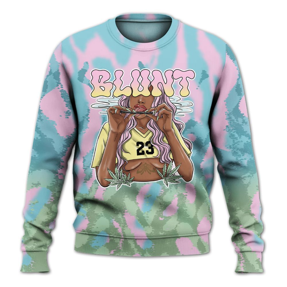 Sweatshirt To Match SB Dunk Low Visty - Bluntz Burnz All Over Print