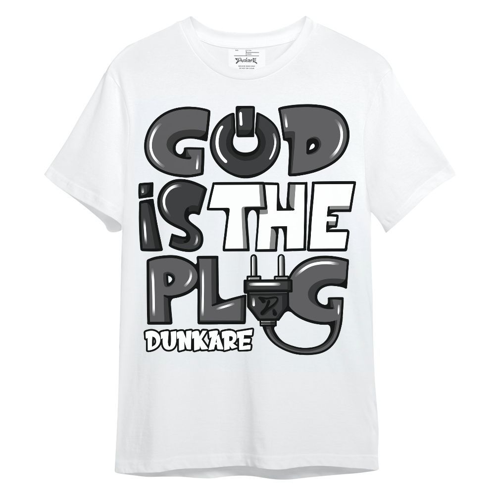 Shirt To Match White Thunder 4s - God Is The Power Cord Unisex Shirt