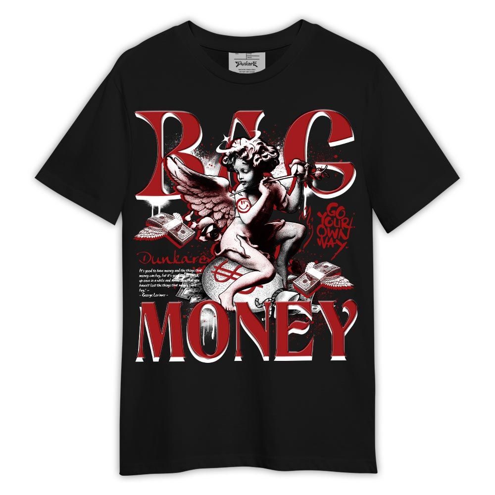 Shirt To Match Red Taxi 12s - Bag Money Retro Shirt Red Taxi 12s Outfit