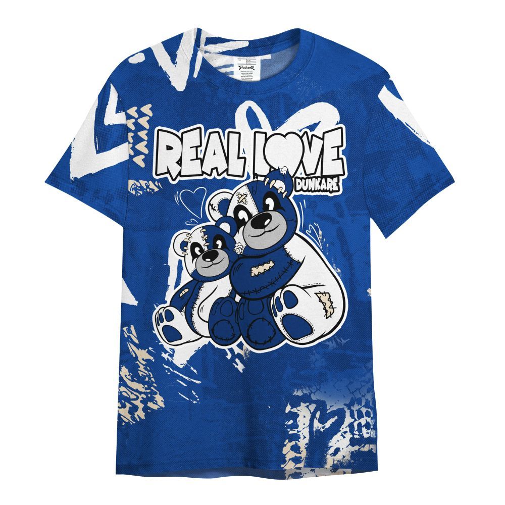 Shirt To Match Low Game Royal 1s - Sincere Fondness Bear All Over Print