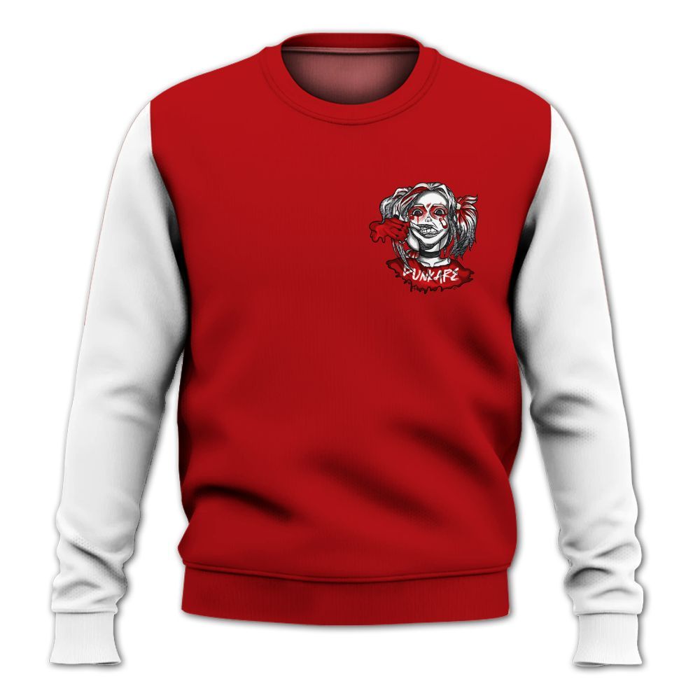 Sweatshirt To Match Cement Grey 3s - Custom Name Bad Girl HAHA All Over Print