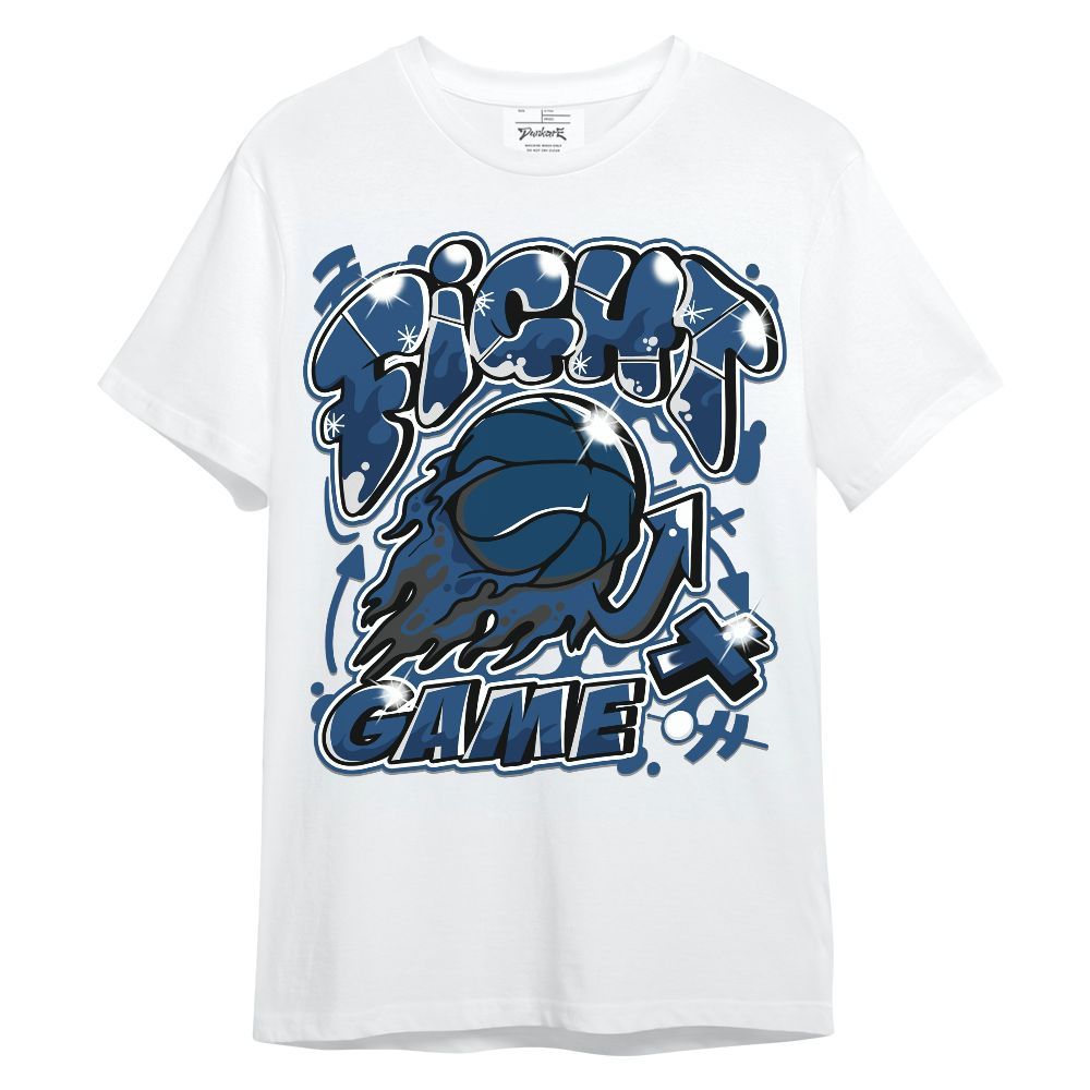 Shirt To Match High OG Midnight Navy 1s - Fighter Games Graphic Unisex Shirt