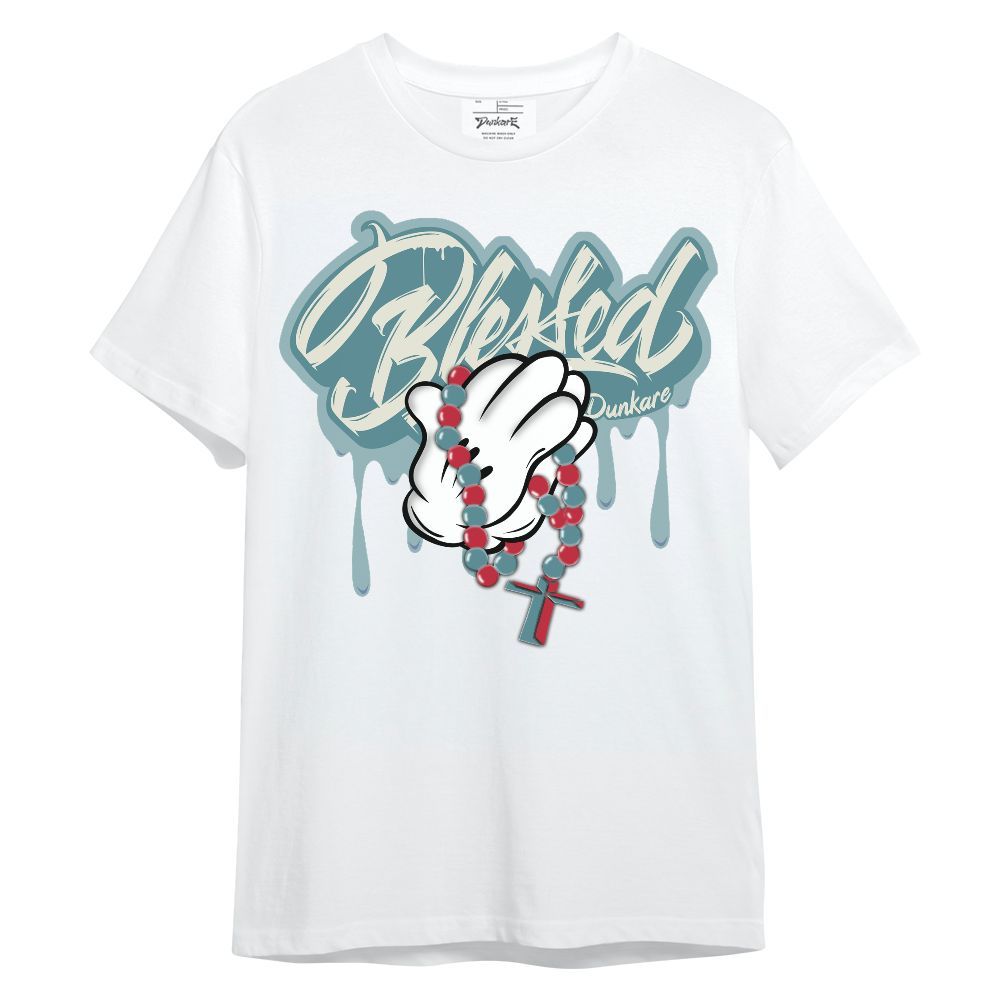 Shirt To Match Dunk Low Denim Turquoise Royal - God Blessed Drip Unisex Shirt