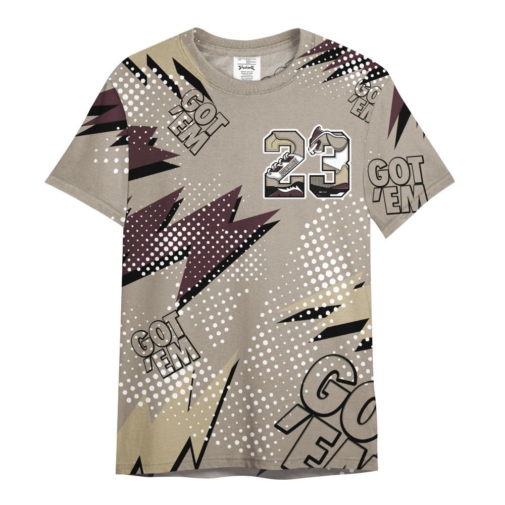 Shirt To Match AMM Retro Phantom 4s - Custom Name Number 23 5s All Over Print