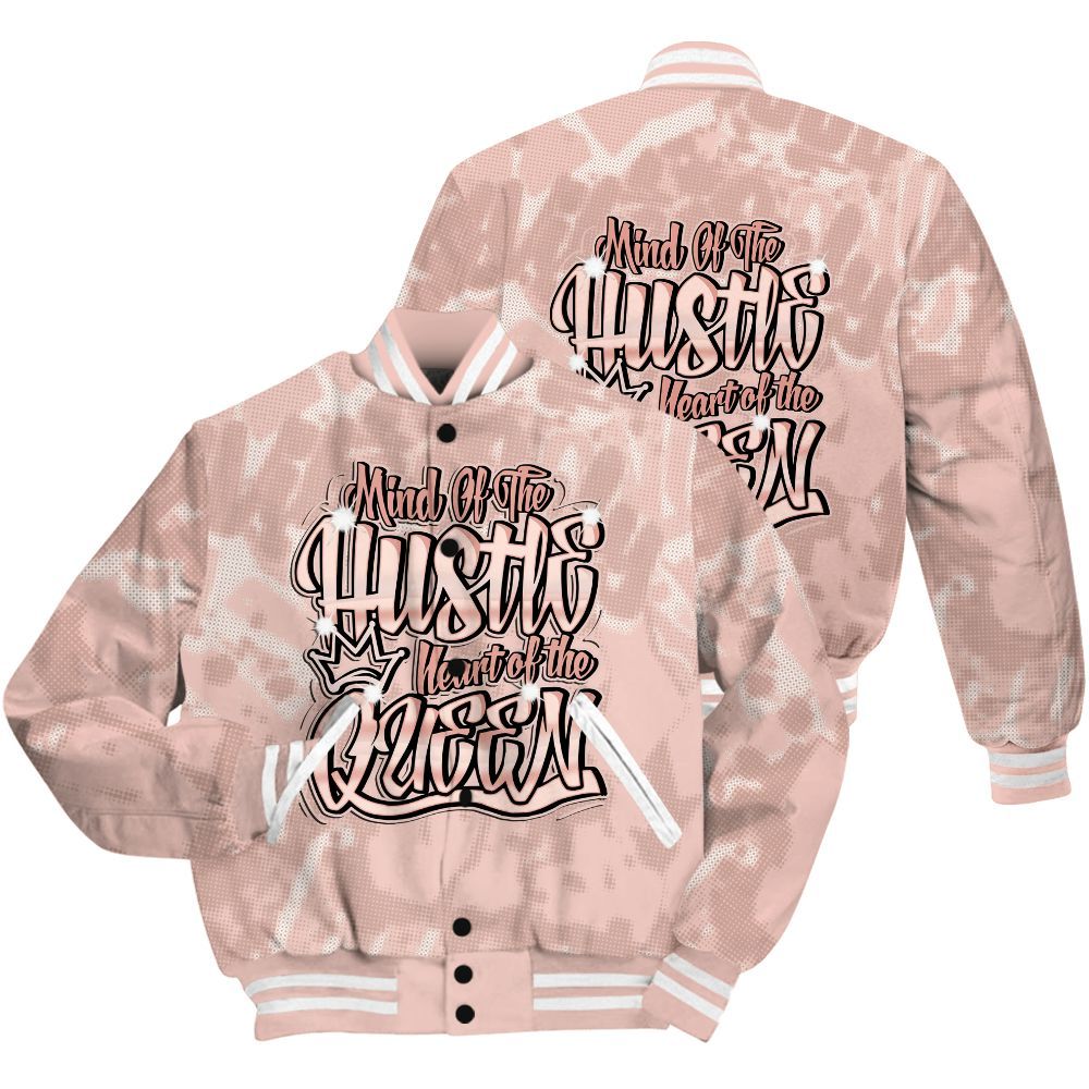 Varsity Jacket To Match Low Legend Pink 11s Shirt - Hustles Heart Queens Street All Over Print