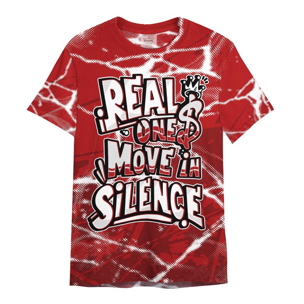 Shirt To Match Red Taxi 12s - Ones Move In Silence Graphic Profound Shirt Unisex