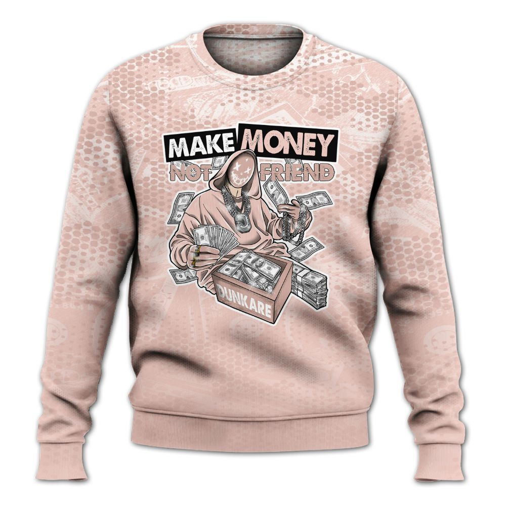 Sweatshirt To Match Low Legend Pink 11s - Make Moneys Unique All Over Print