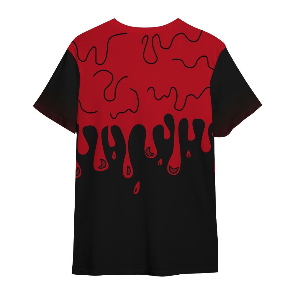 Shirt To Match Bred Velvet 11s Varsity Jacket, Trust No One Drip Streetwear All Over Print