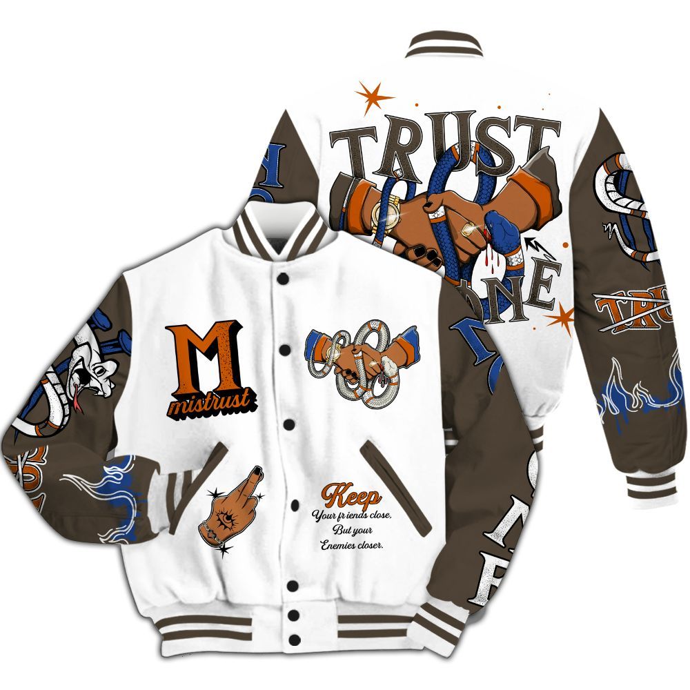 Varsity Jacket To Match Palermo GS League - Trust No One Snake-Bite Street Style All Over Print