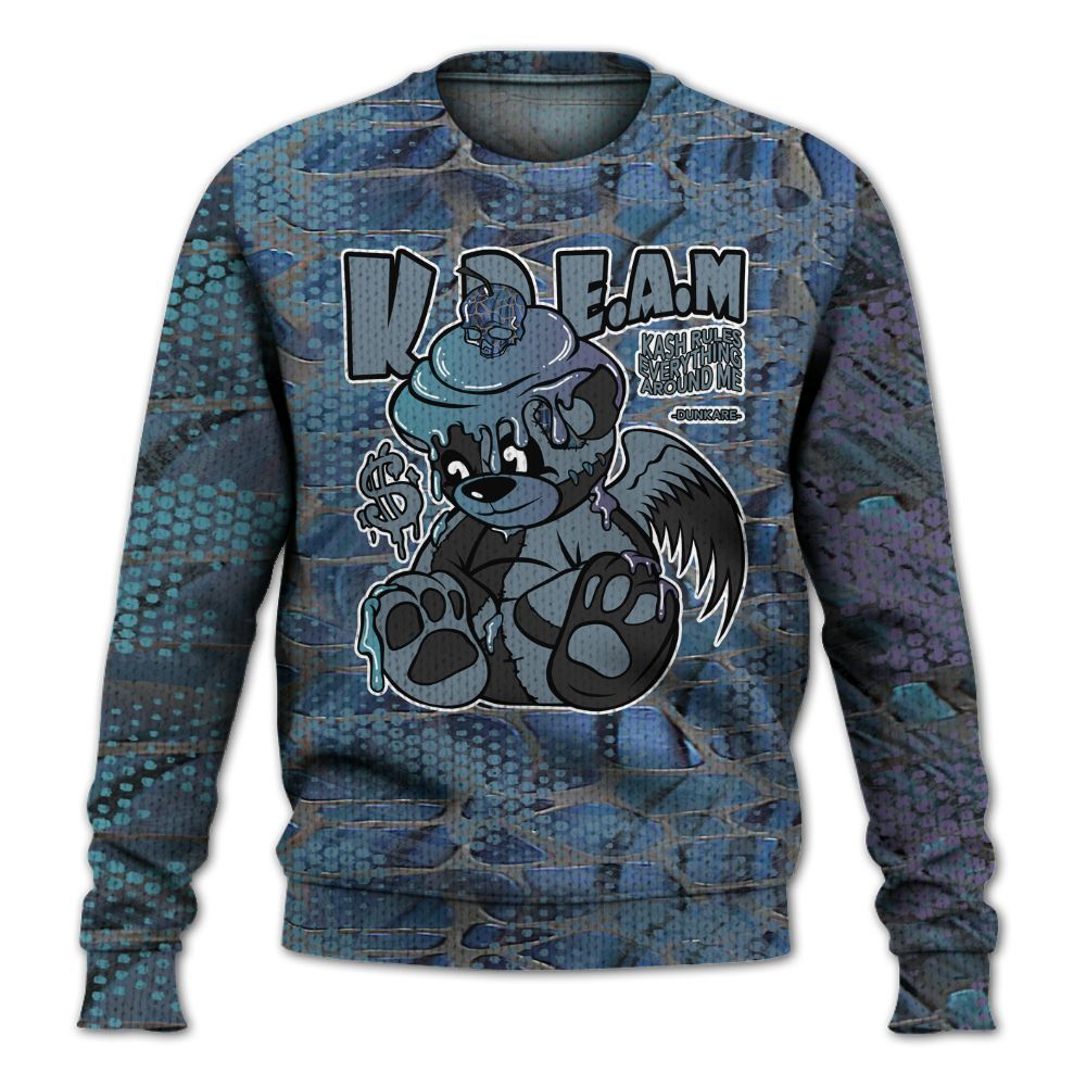 Knitted Sweater To Match Air Foamposite Kazuya Mishima - Loot Bear