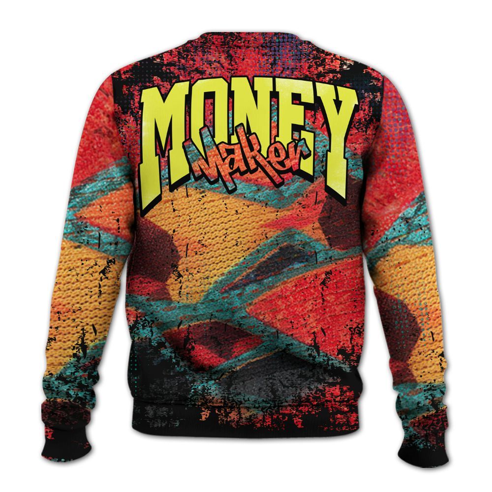 Sweatshirt To Match Kobe 8 What The - Move In Silence Money Street Retro All Over Print