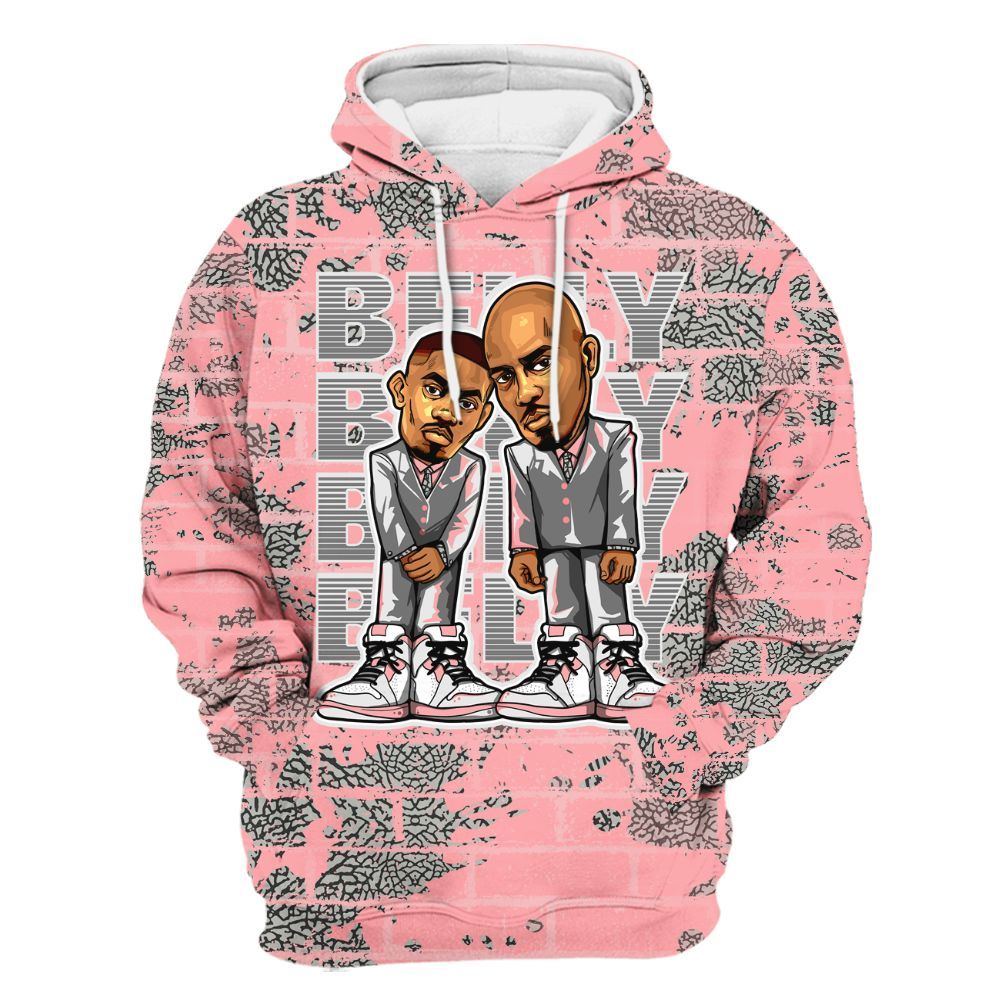 Hoodie To Match Retro Wings 3s - Belly Sneakers Graphic Halloween All Over Print