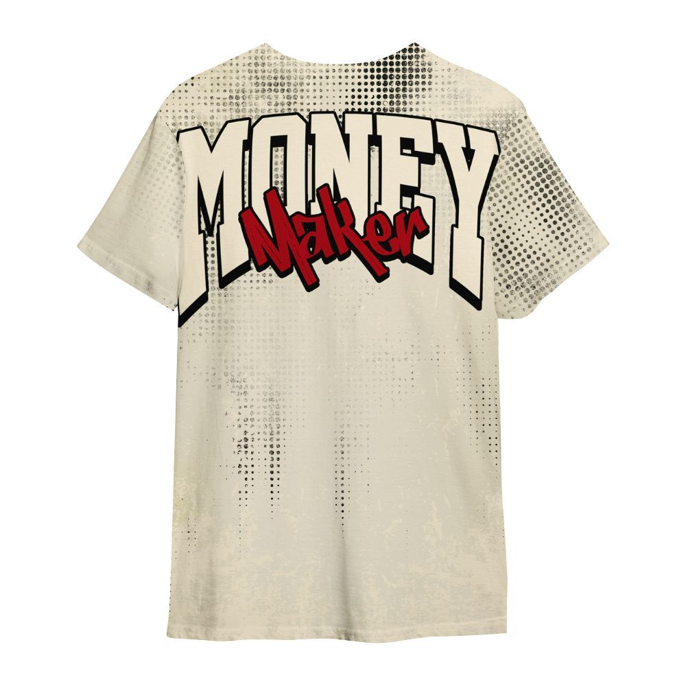 Shirt To Match Retro Low OG Nitro 1s - Move In Silence Money Street Retro All Over Print