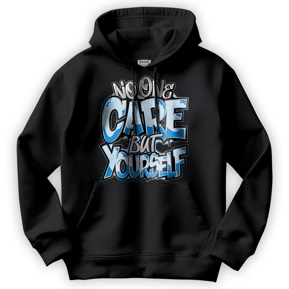 Sweatshirt To Match Industrial Blue 4s Hoodie - Cares Yourself Graphic Hoodie Unisex