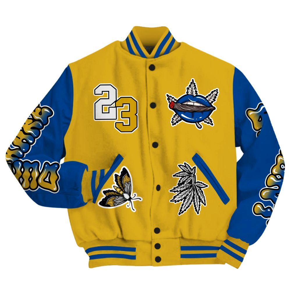 Varsity Jacket To Match High Laney 1s - Bluntz Unique All Over Print