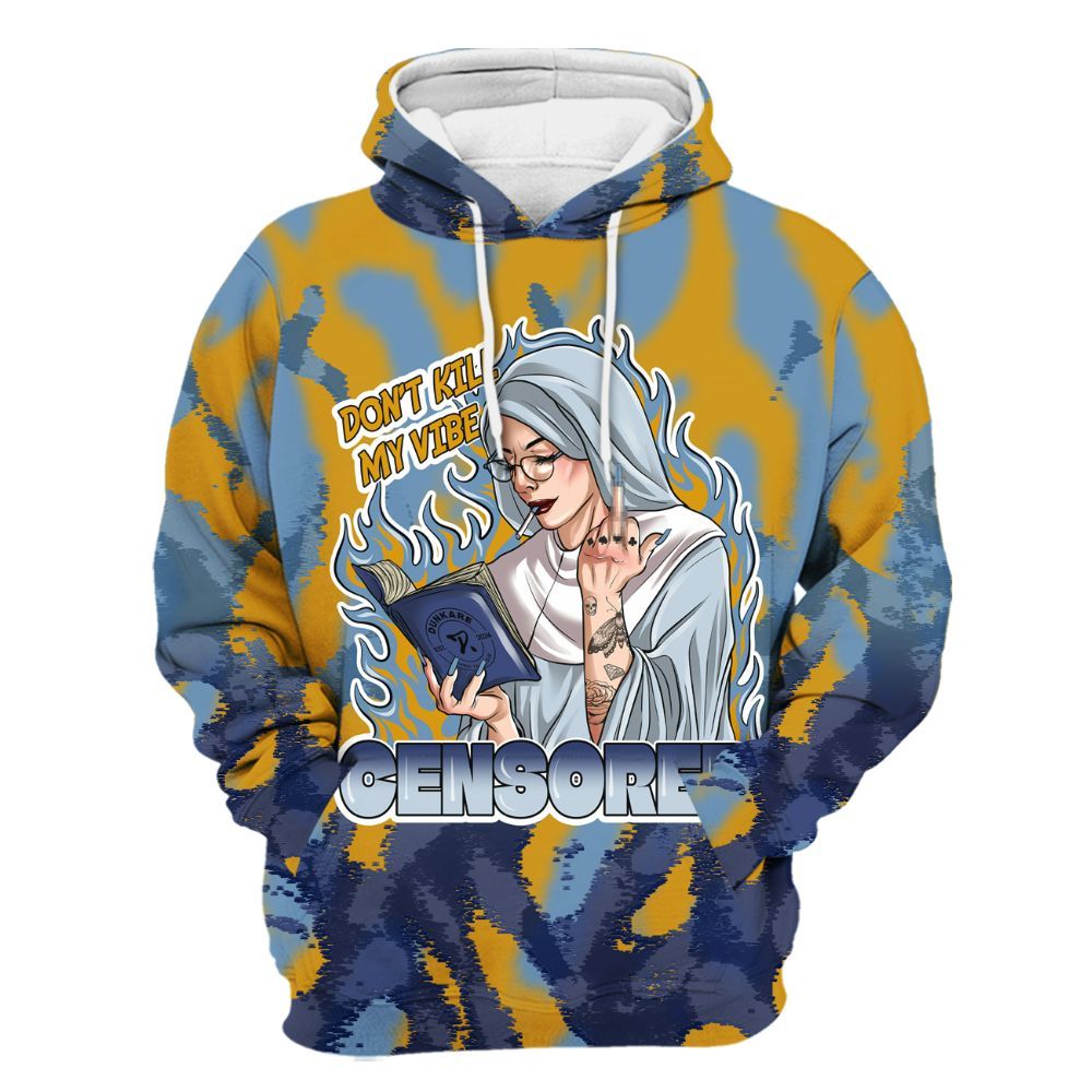 Hoodie To Match High OG First In Flight 1s - Censoredz Burn All Over Print