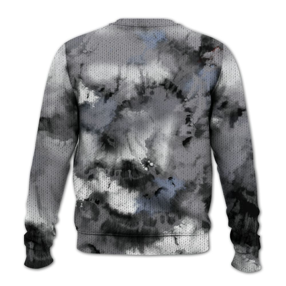 Knitted Sweater To Match Low Cement Grey 11s - SNEAKER Girl Money Drip Tie Dye