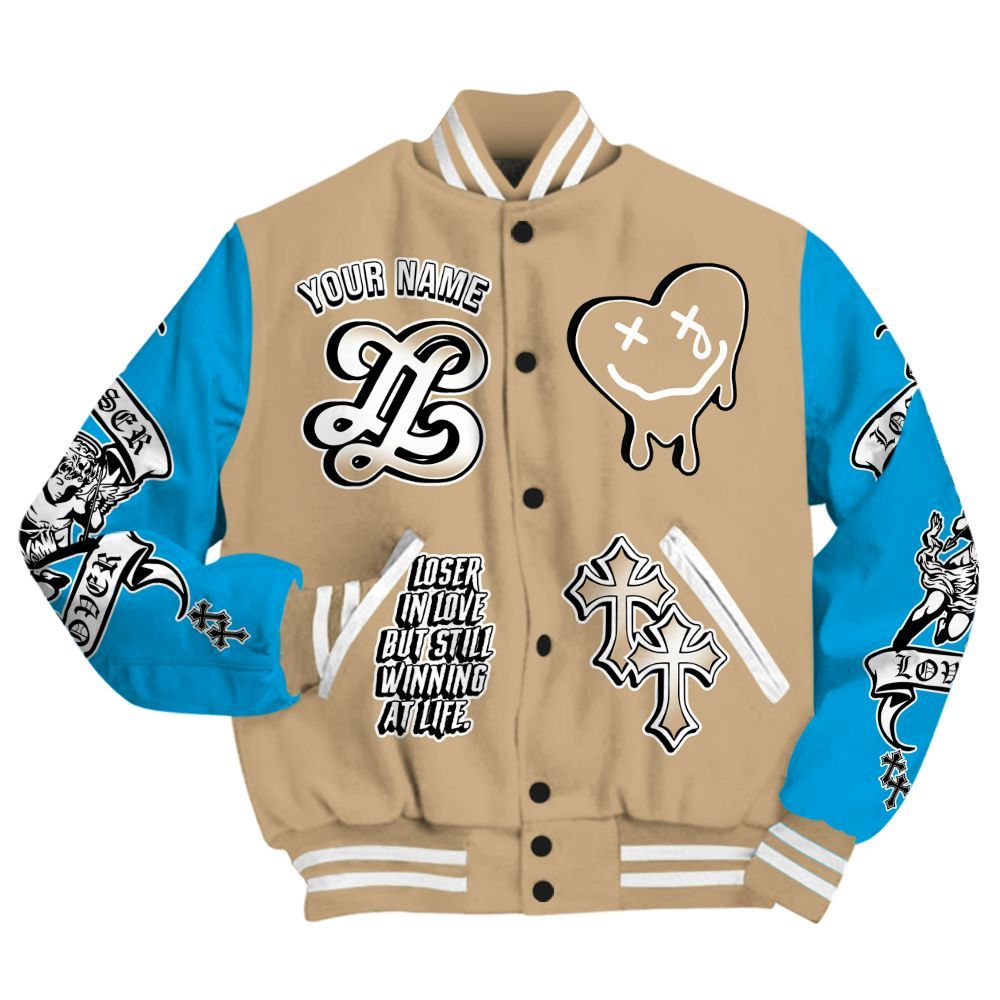 Varsity Jacket To Match H-Town 11s - Loser Lover All Over Print