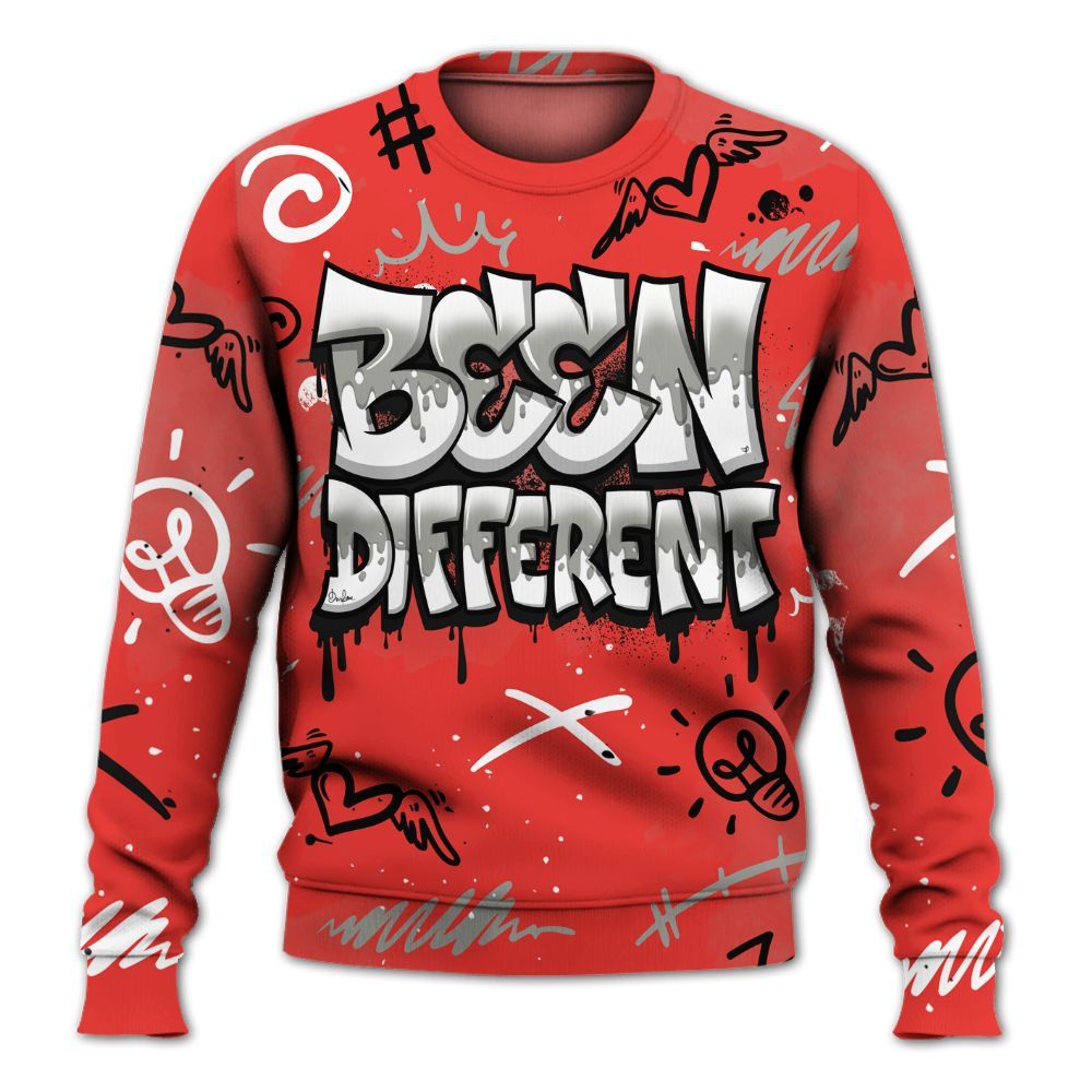 Sweatshirt To Match Vomero 5 Bright Crimson - Drip Been Di2ferent All Over Print