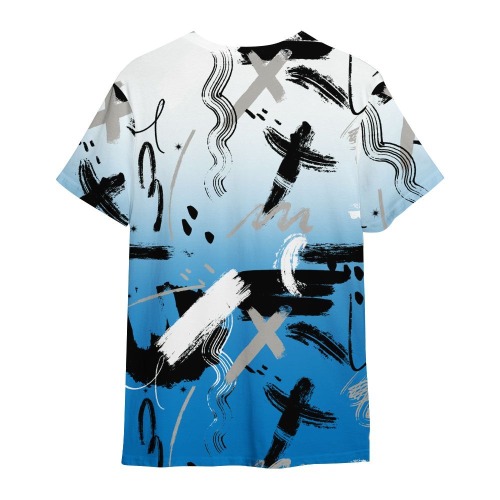 Shirt To Match Industrial Blue 4s - Money Hustle Grind Pray All Over Print