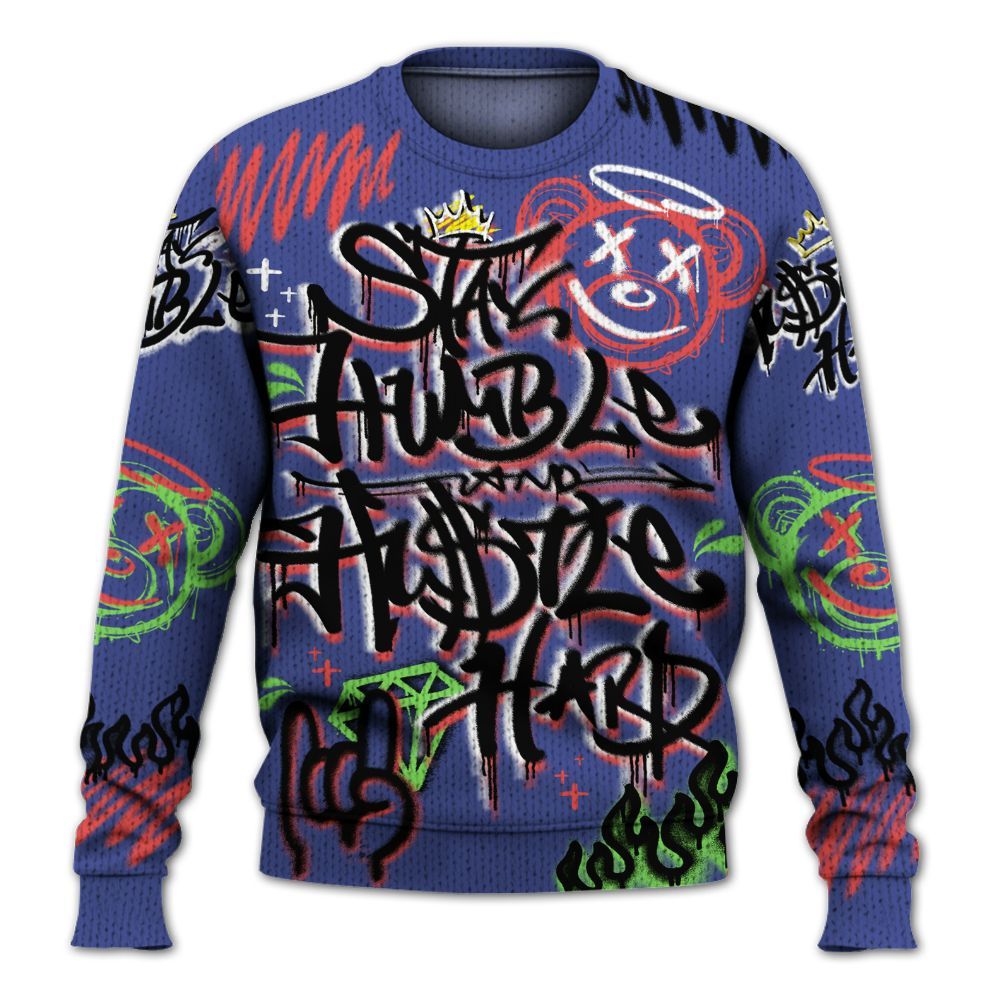 Knitted Sweater To Match KD 4 Nerf - Humble Drip Streetwear Graffity