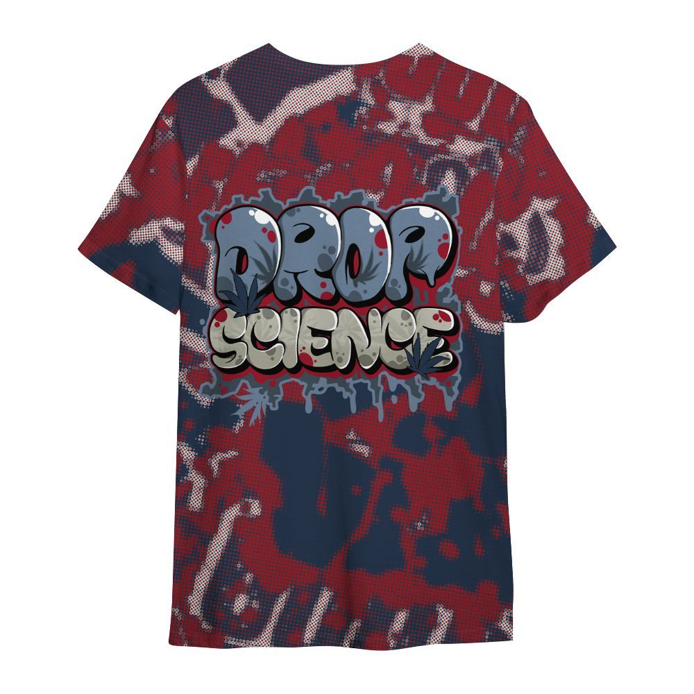 Shirt To Match Navy Blue 2024 6s - Drop Science Street All Over Print