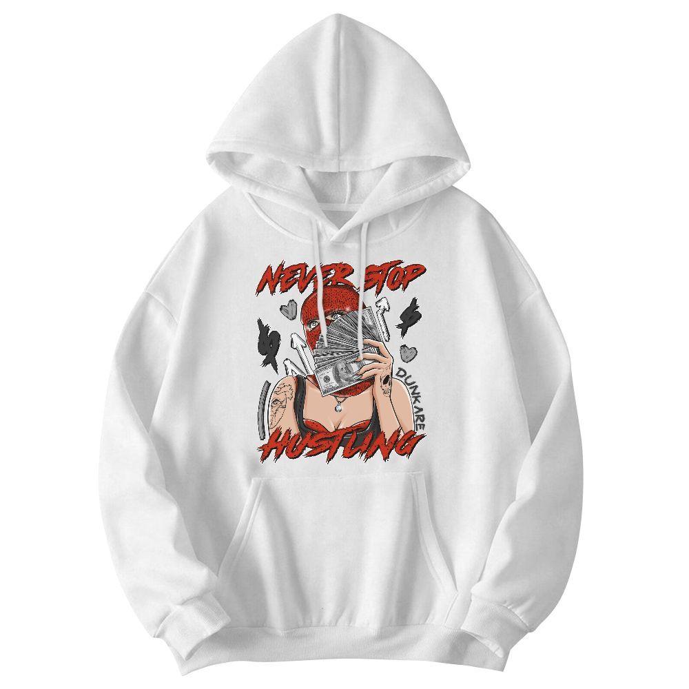 Sweatshirt To Match Red Cement 4s - Hustling Unque Graphic
