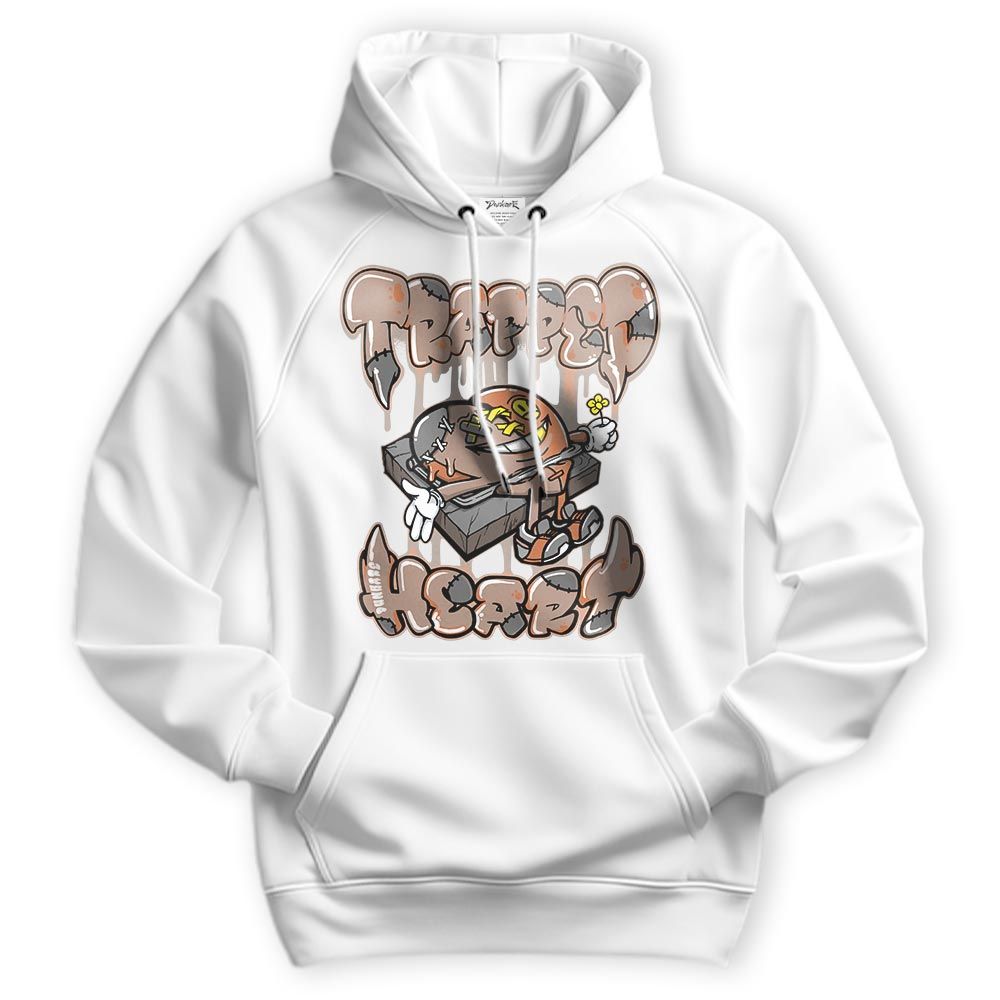 Sweatshirt To Match OG Latte 1s Hoodie - Trapped Heart Graphic Hoodie Unisex