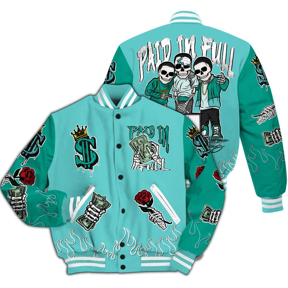 Varsity Jacket To Match KD 4 Easter Mint Candy - Everybody Paid In All Over Print