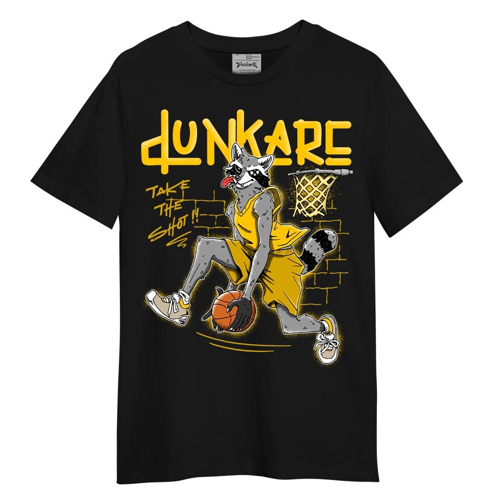 Shirt To Match Vivid Sulfur 4s T-- Basketball Raccoon T-Shirt Unisex