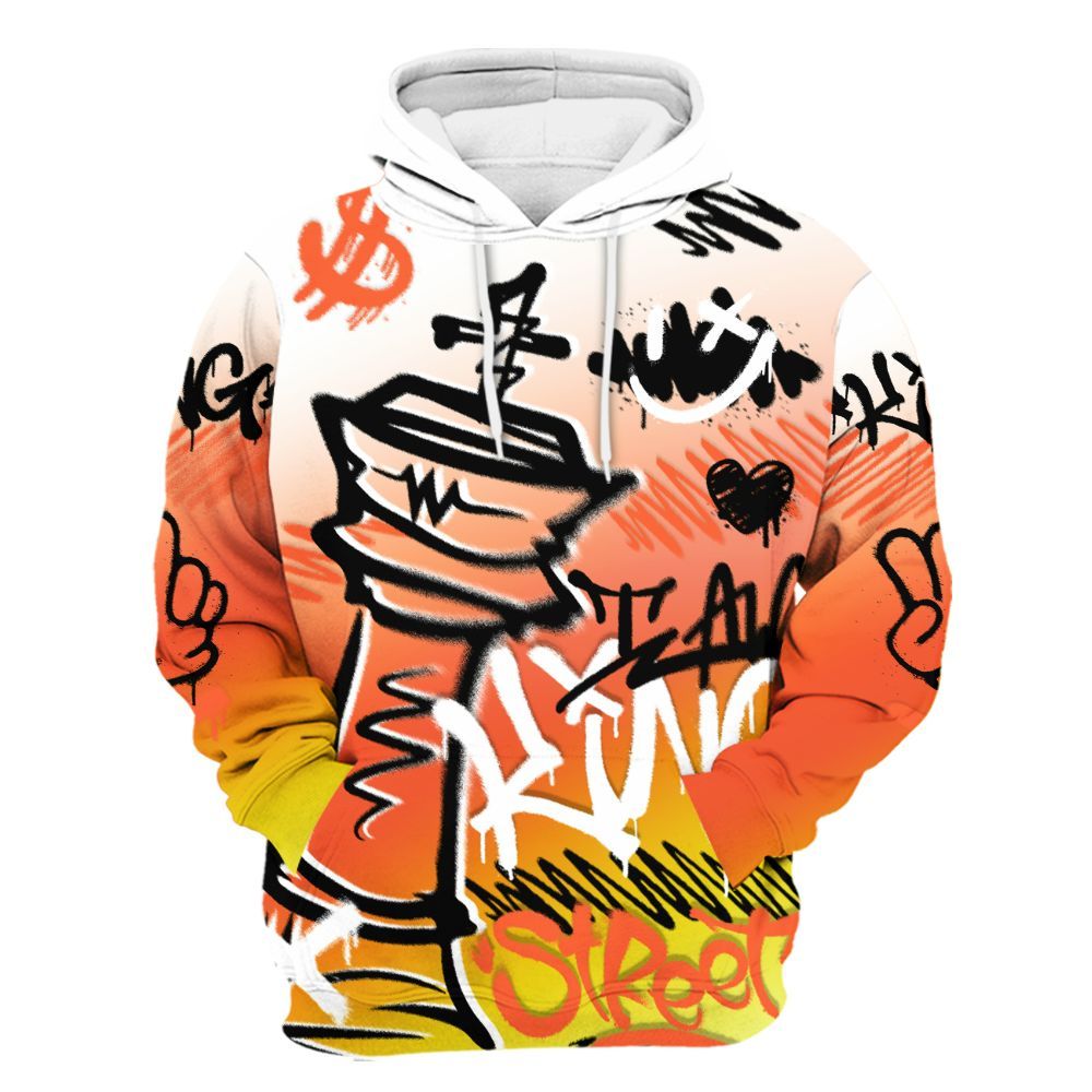 Hoodie To Match Dunk High Candy Corn - Street King Chess Streetwear All Over Print