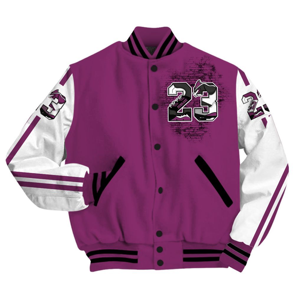 Varsity Jacket To Match Air Max Sunder Gore Tex Bold Berry - Custom Name Number 23 5s All Over Print