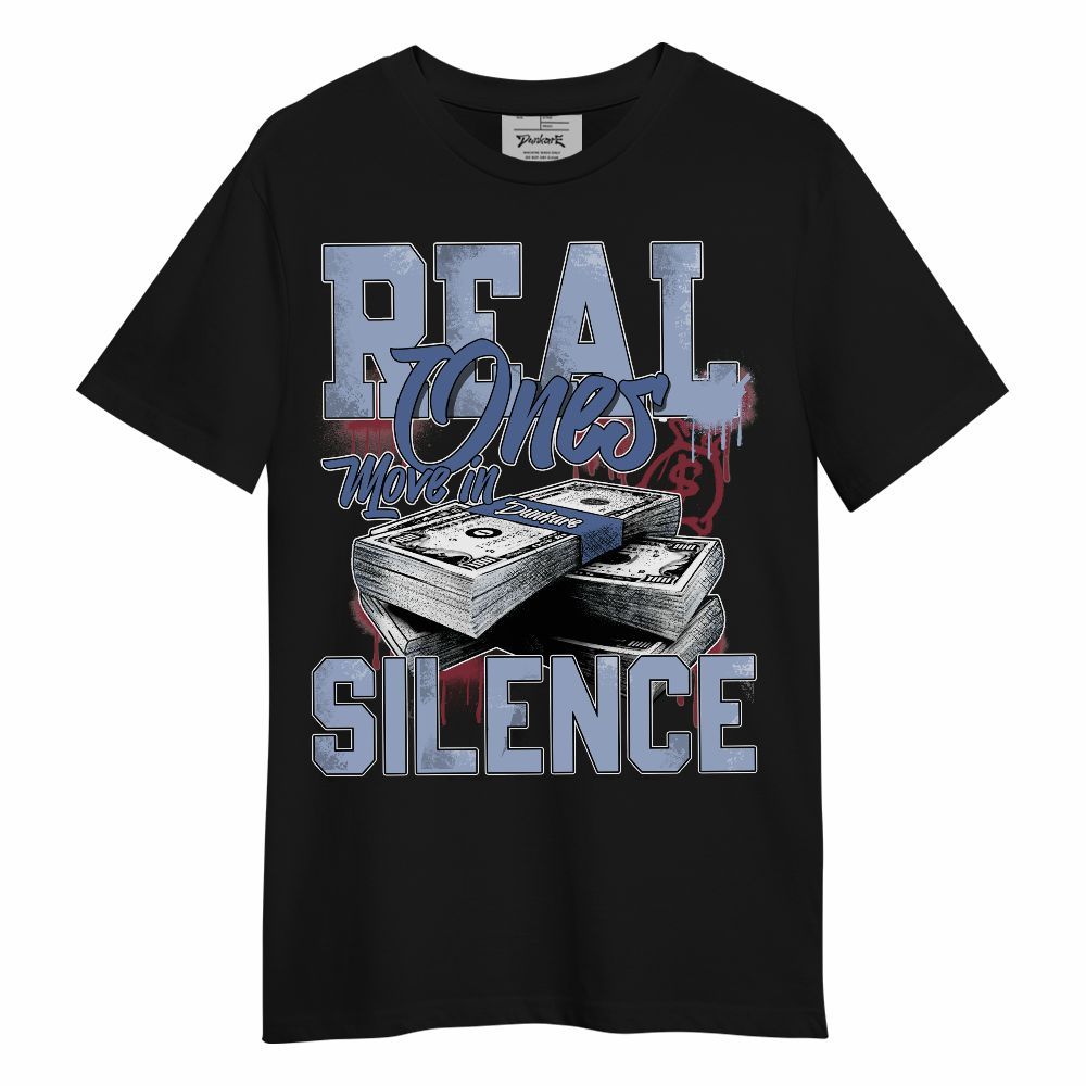 Shirt To Match Black Metallic 5s - Move In Silence Money Unisex Shirt