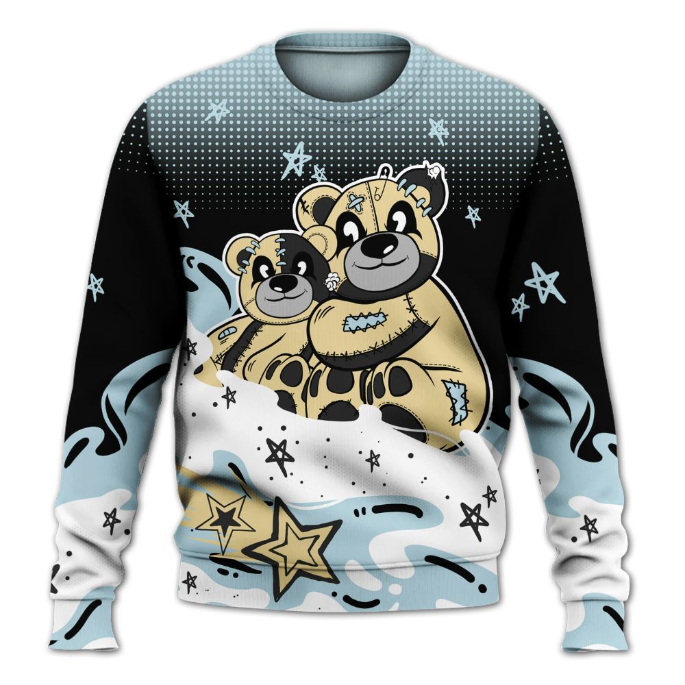 Sweatshirt To Match Low Year Of The Snake 11s - Sincere Fondness Bear Stars All Over Print