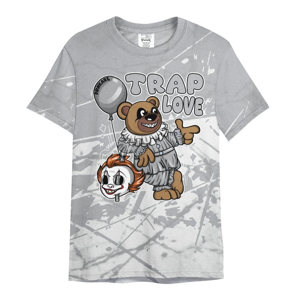Shirt To Match Low OG Wolf Grey 1s - Trap Loves Bear Profound All Over Print