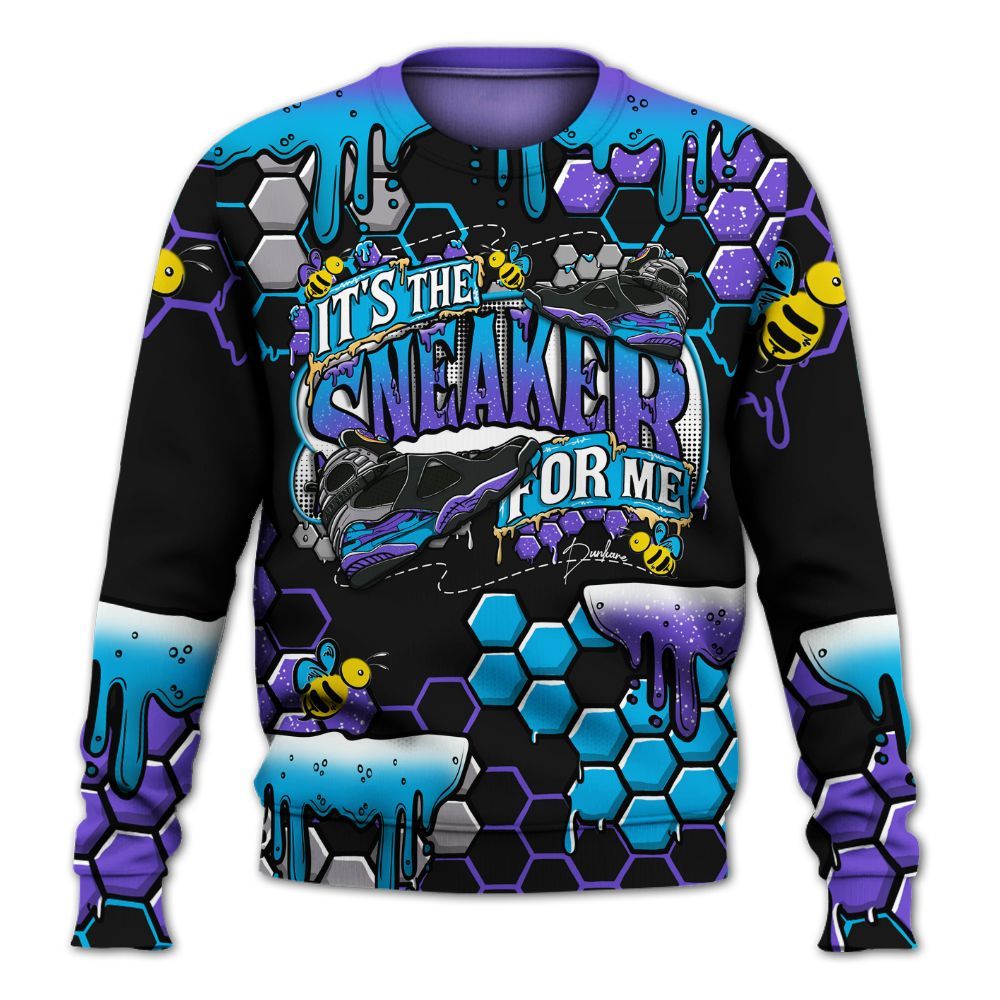Sweatshirt To Match Retro Aqua 8s - It's The For Me All Over Print