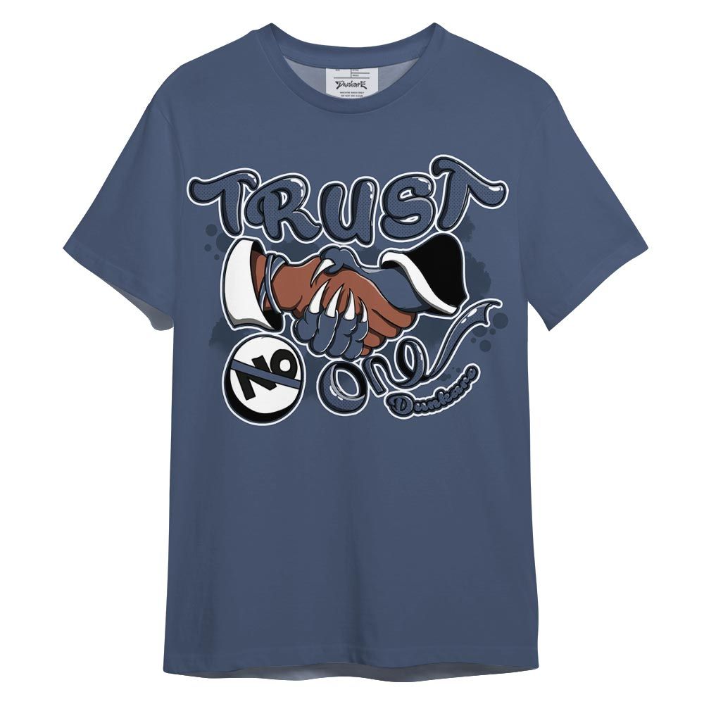 Shirt To Match Low Diffused Blue 11s - Devil Trust No One Shirt 3D Graphic Outfit 0705 LGH