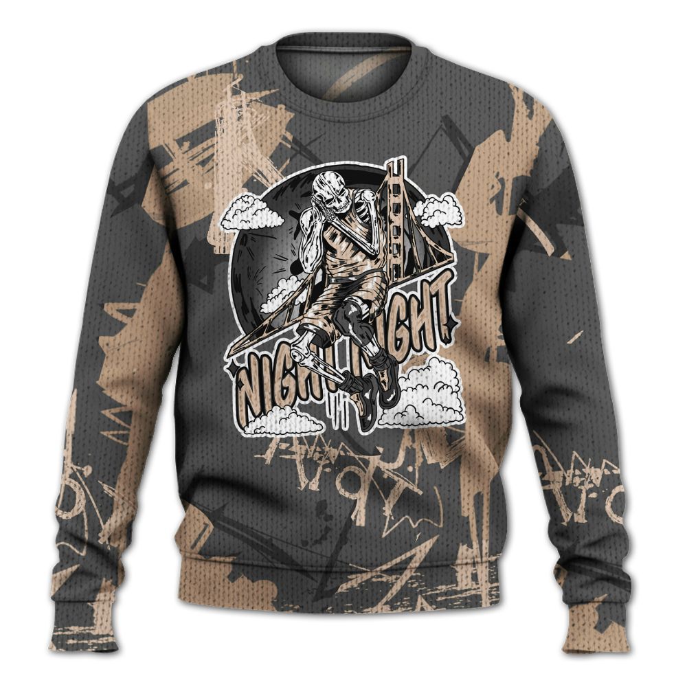 Knitted Sweater To Match Kobe 9 EM Mamba - Seeya Skeleton Messyz