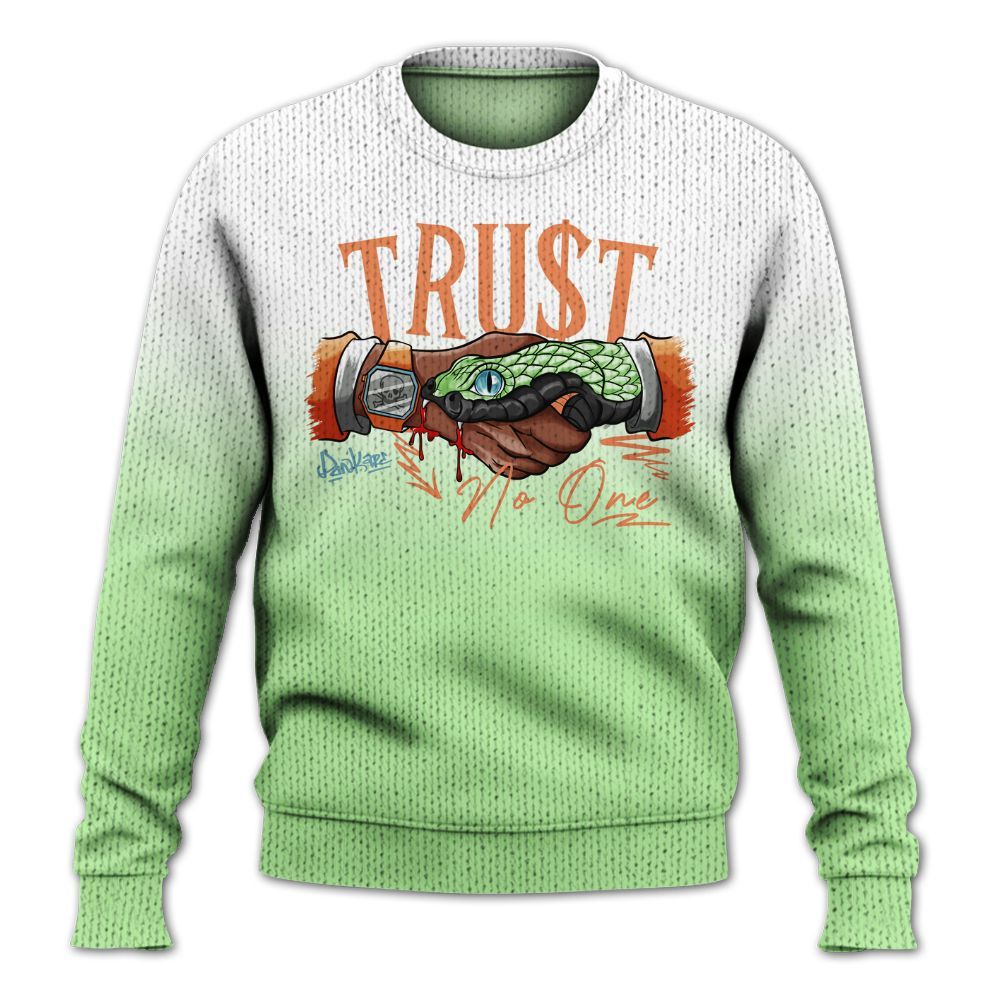 Knitted Sweater To Match Kobe 9 Elite What The - Snake Trust No One Drip