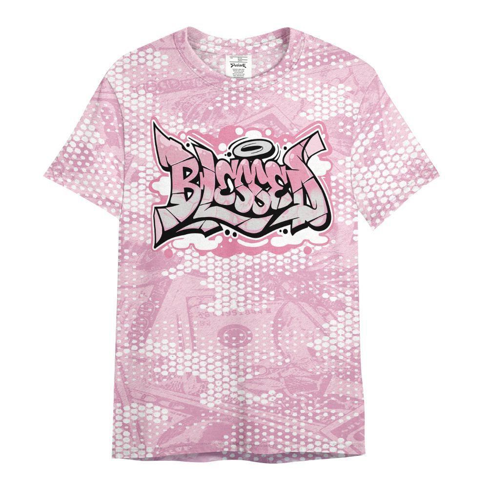 Shirt To Match Orchid 4s - Blessing Graphic Banknotes All Over Print