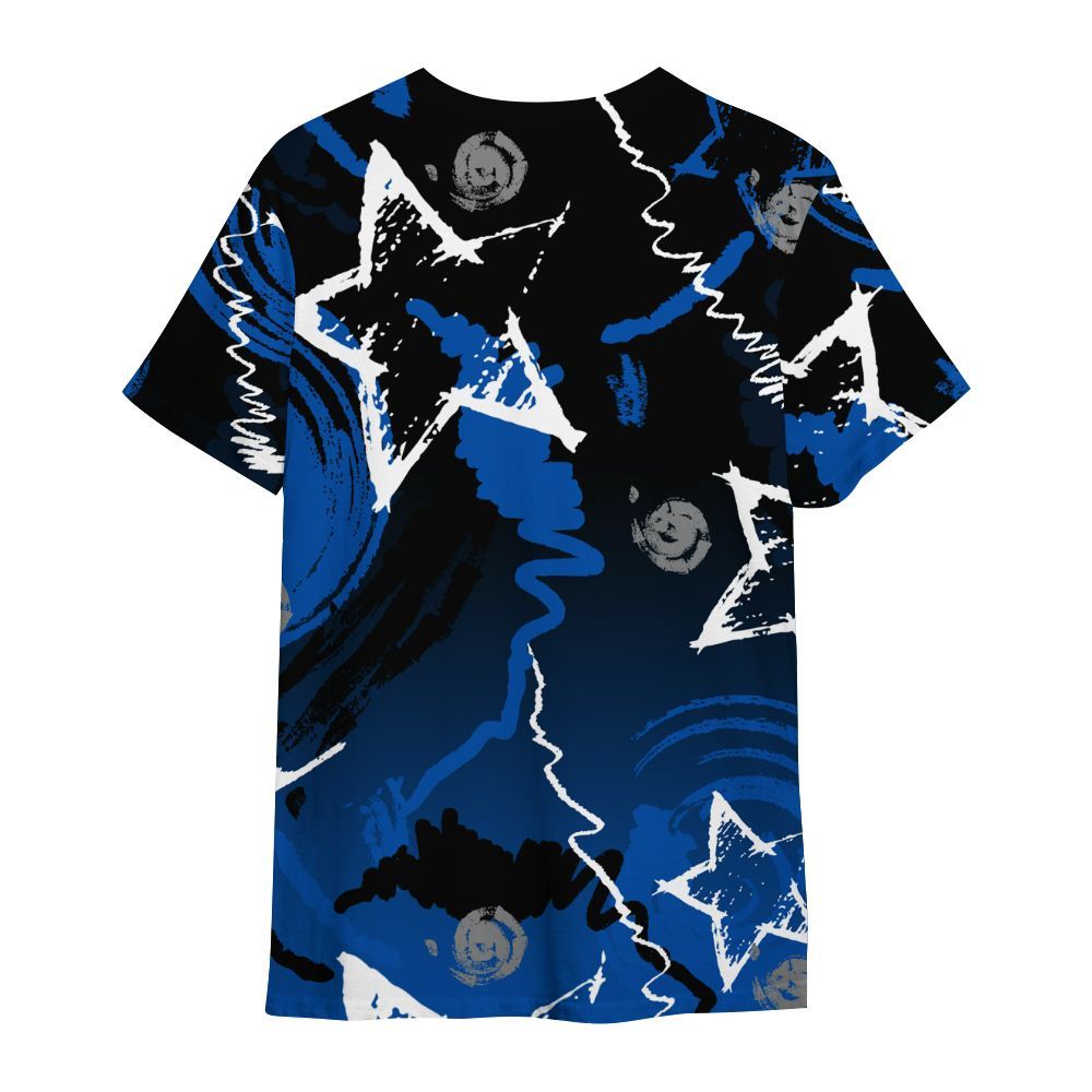 Shirt To Match Racer Blue 5s - Grind Shine Later Drip All Over Print