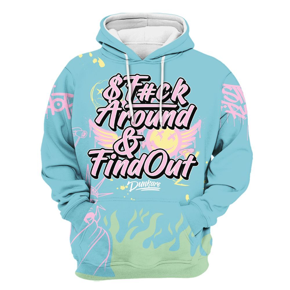 Hoodie To Match SB Dunk Low Visty - Graphic Fck Around Find Out All Over Print