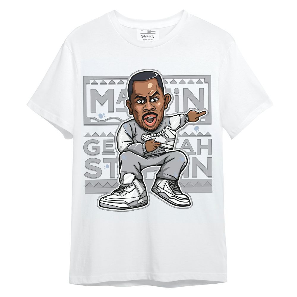 Shirt To Match Low OG Wolf Grey 1s - Get Tag Sneakers Steppin' Graphic Unisex Shirt